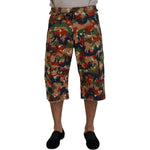 Dolce & Gabbana Multicolor Cotton Camouflaged Cargo Shorts PAN74310 - 48