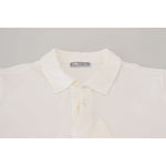 FRADI White Cotton Collared Short Sleeves Polo T-shirt TSH8223 - 46