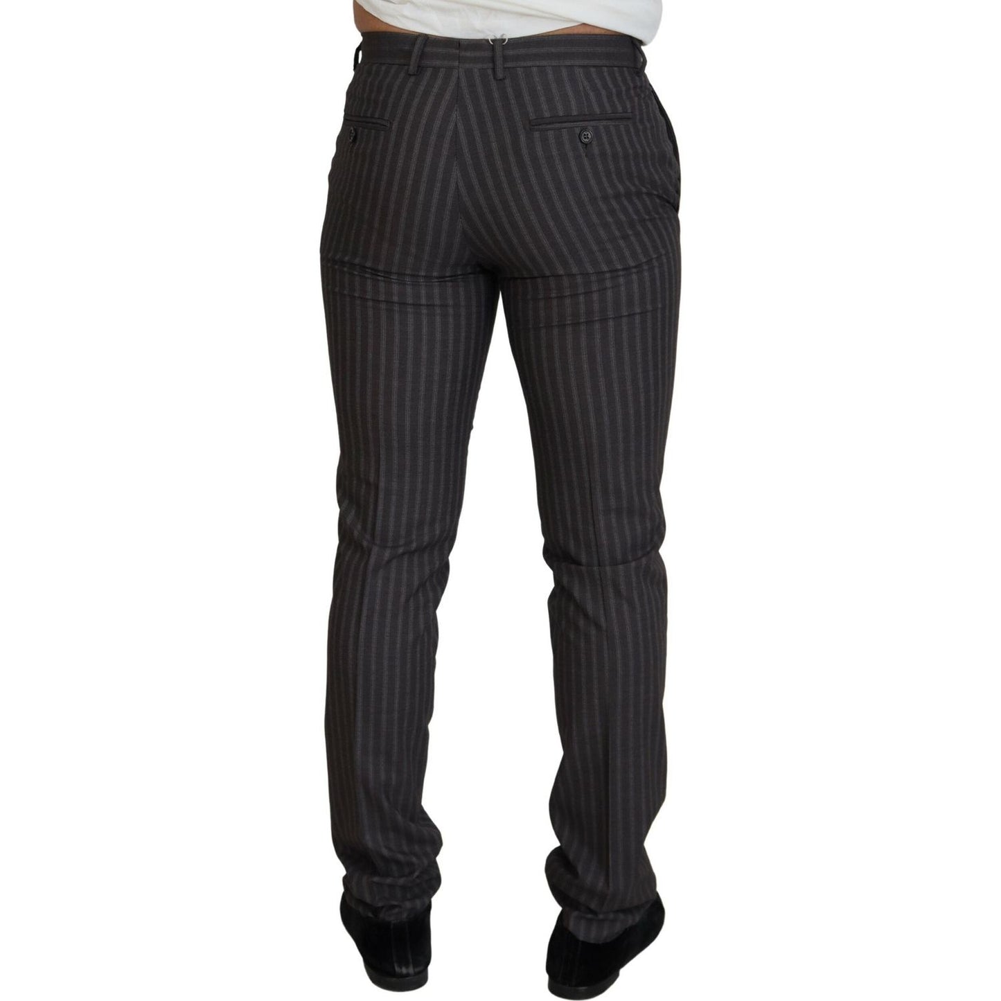 BENCIVENGA Brown Stripes Slim Fit Men Pants PAN74057 - 54