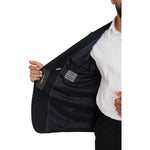 Dolce & Gabbana Dark Blue Wool Formal Sicilia Blazer KOS2129- 56