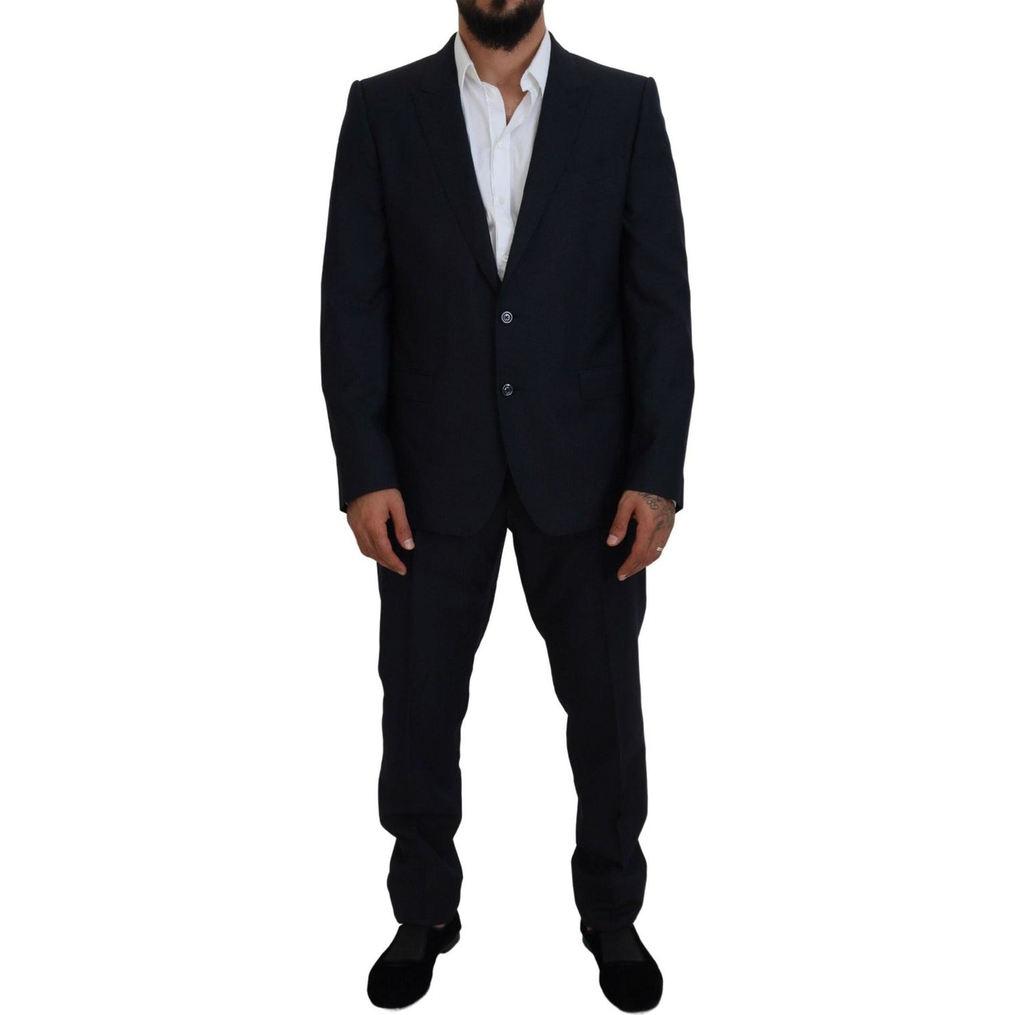 Dolce & Gabbana Blue Single Breasted 2 Piece MARTINI Suit KOS2160 - 54