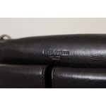 Dolce & Gabbana Black Leather Wristlet Mini Bag Card Bill Wallet VAS130274