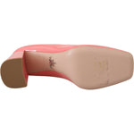 Prada Pink Patent Leather Block Heels Pumps Classic LA10135- 35