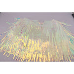 Dolce & Gabbana Multicolor Iridescent Fringed Tulle Skirt SKI1854 - 46