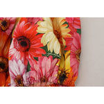 Dolce & Gabbana Blouse Cropped Floral Cotton Tank Top TSH83148- 40