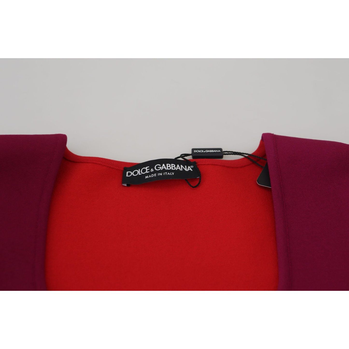 Dolce & Gabbana Multicolor Viscose Square Neck Pullover Sweater TSH83702- 40