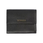 Trussardi Black Leather Women Wallet TR-20723