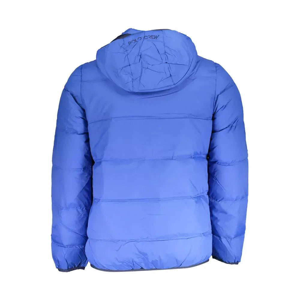 La Martina Elite Blue Jacket with Detachable Hood LA-17133-FBB-236