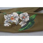 Dolce & Gabbana Beige Cotton Stretch Floral Chinos Pants PAN74756-44