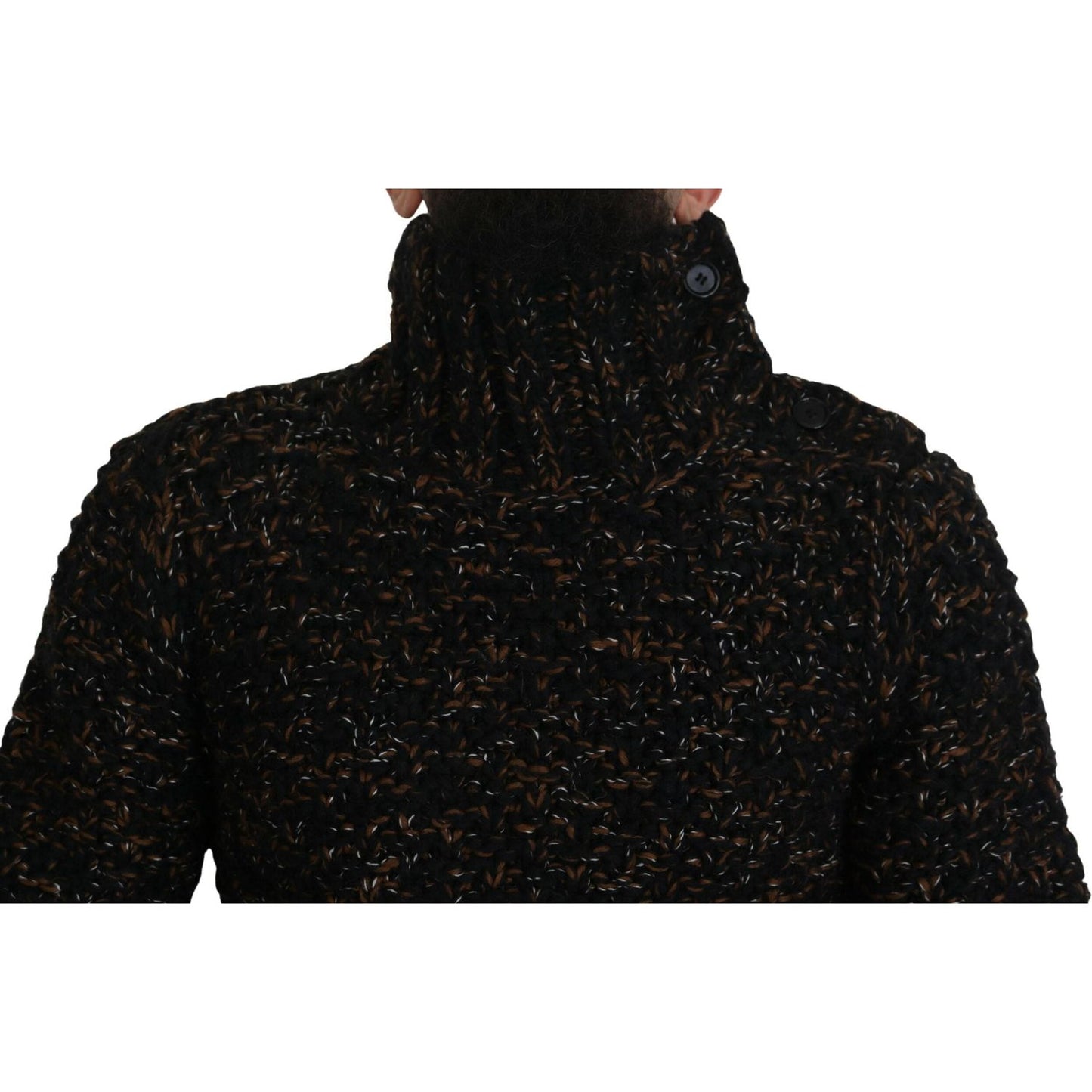 Dolce & Gabbana Brown Fatto A Mano Turtleneck Pullover Sweater TSH83877- 44