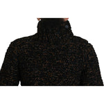 Dolce & Gabbana Brown Fatto A Mano Turtleneck Pullover Sweater TSH83877- 44