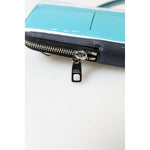 Dolce & Gabbana Blue Leather Purse Crossbody Sling Phone Bag Unisex BAG1083