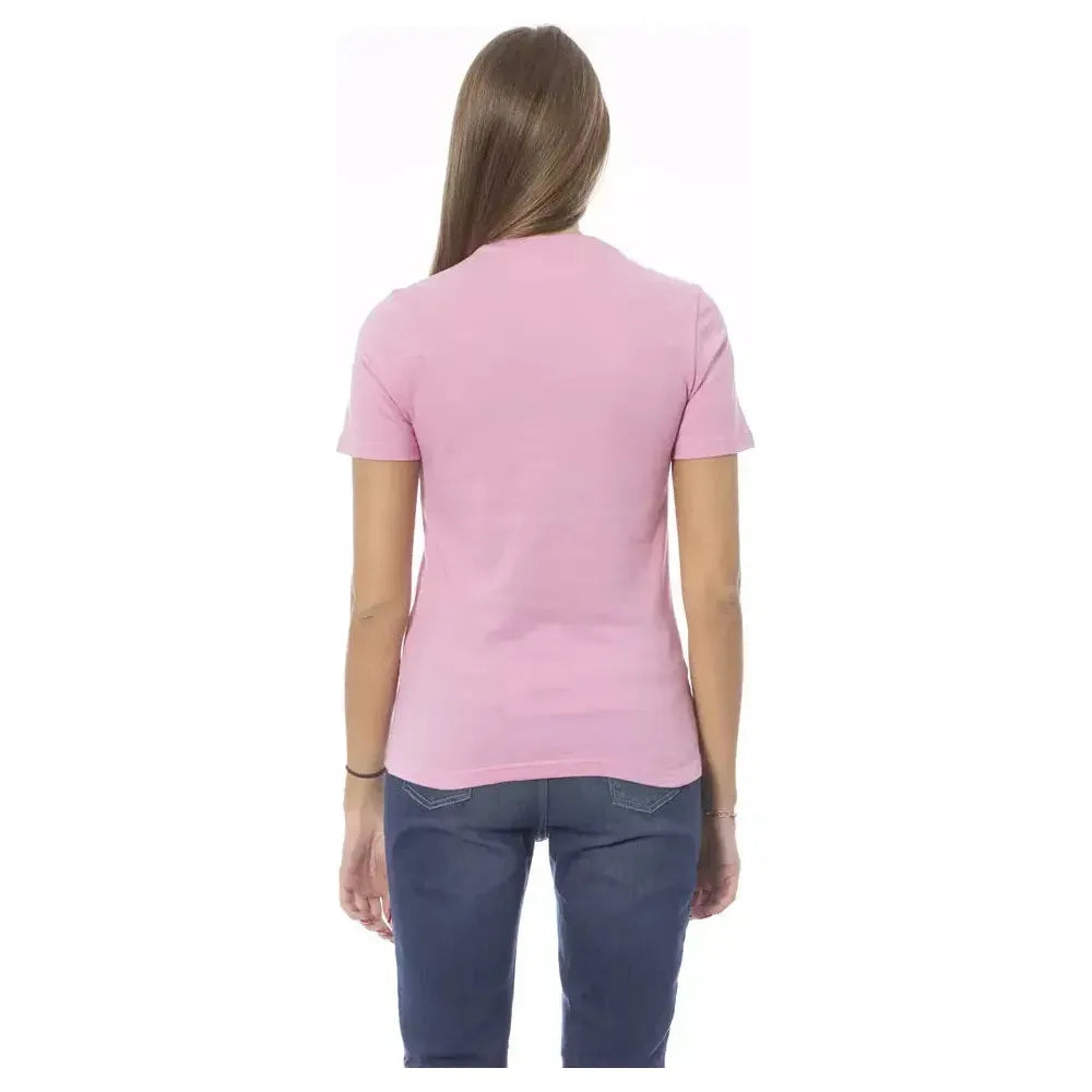 Baldinini Trend Multicolor Cotton Women T-Shirt BA-23912-XS