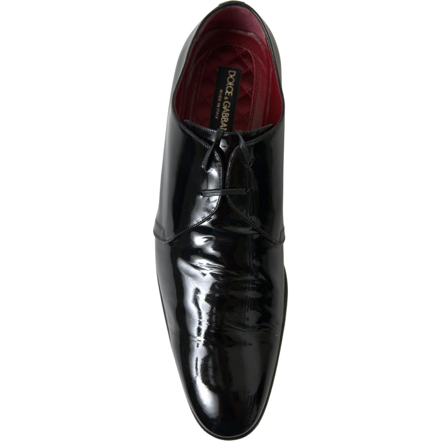 Dolce & Gabbana Black Patent Leather Formal Shoes MV5120-44