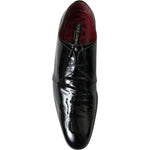 Dolce & Gabbana Black Patent Leather Formal Shoes MV5120-44