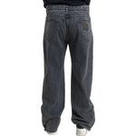 Dolce & Gabbana Dark Gray Cotton Straight Fit Men Denim Jeans PAN74864-48