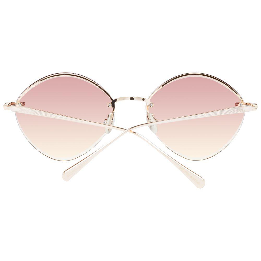 Scotch & Soda Gold Women Sunglasses