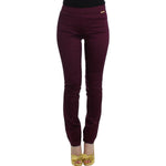 John Galliano Purple slim fit pants SIG11719-1