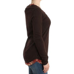 Cavalli Brown crewneck sweater SIG11984-1