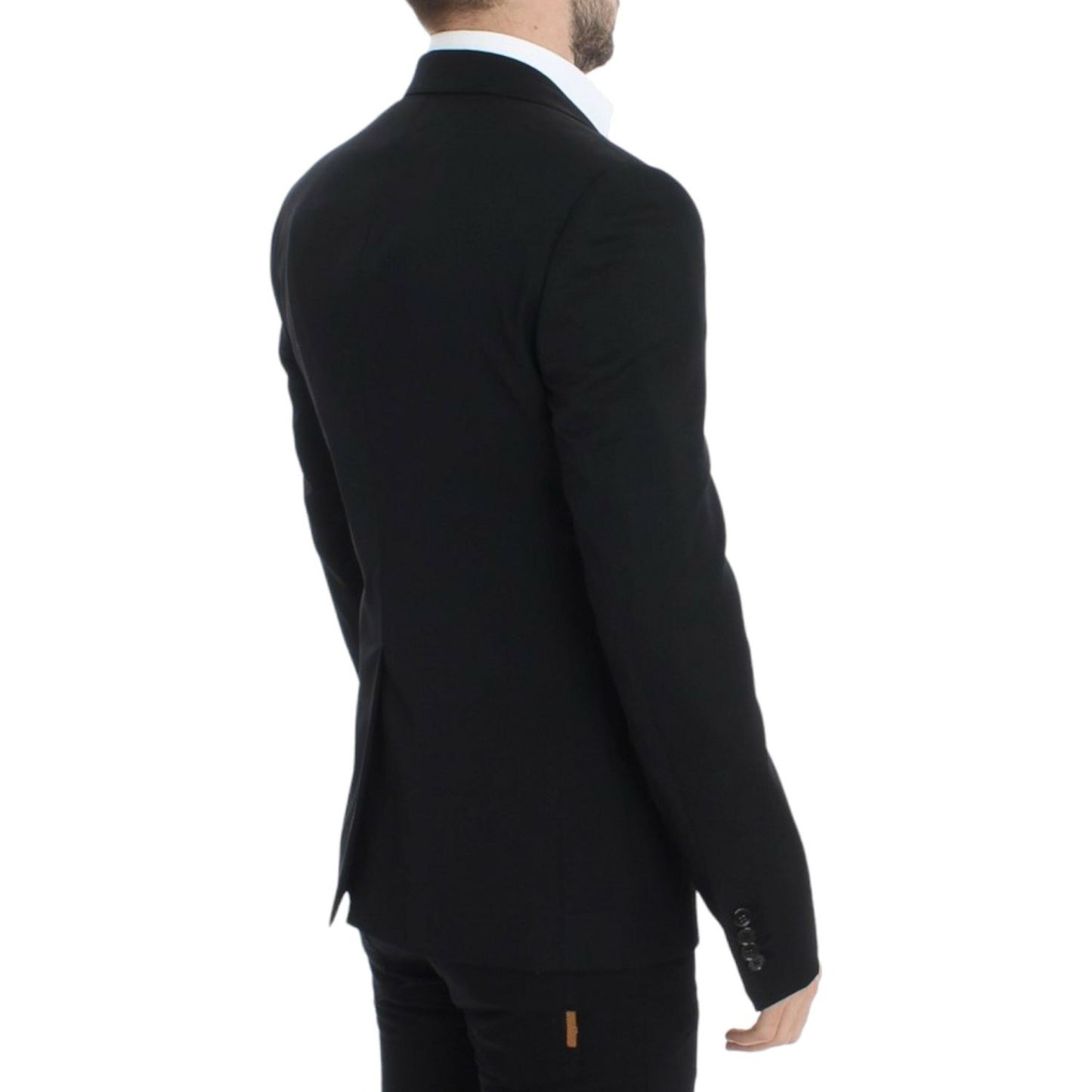 Dolce & Gabbana Black wool slim fit blazer SIG12303-1