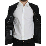 Dolce & Gabbana Black wool slim fit blazer SIG12303-1