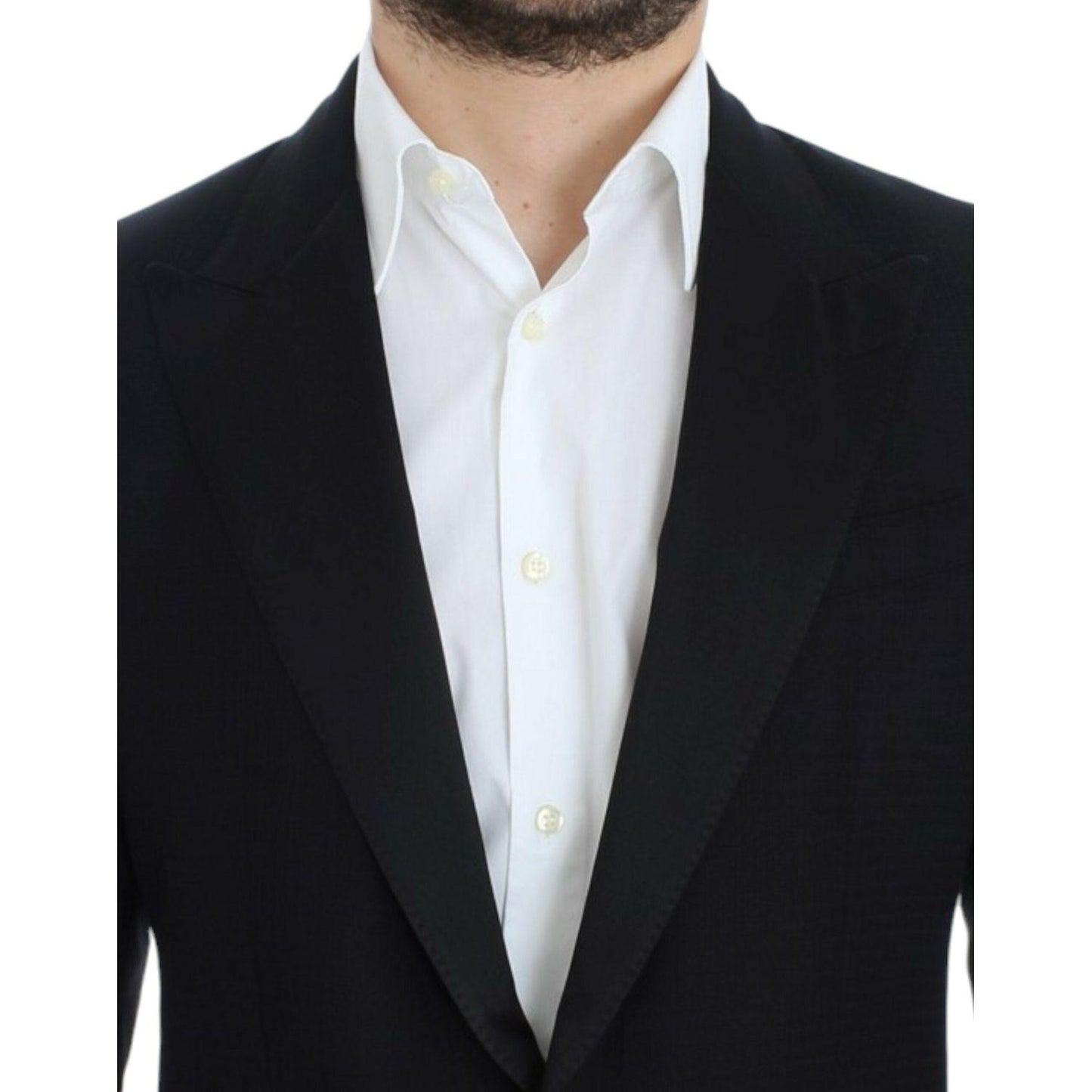Dolce & Gabbana Black wool silk SICILIA blazer SIG12301-1