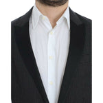 Dolce & Gabbana Black wool slim MARTINI blazer SIG12292-1