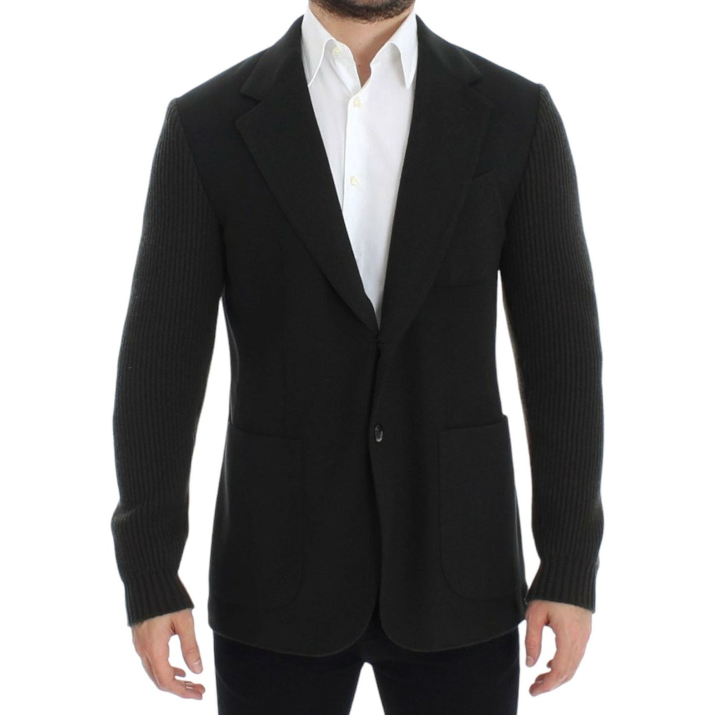 Dolce & Gabbana Green cashmere two button blazer SIG12256-1