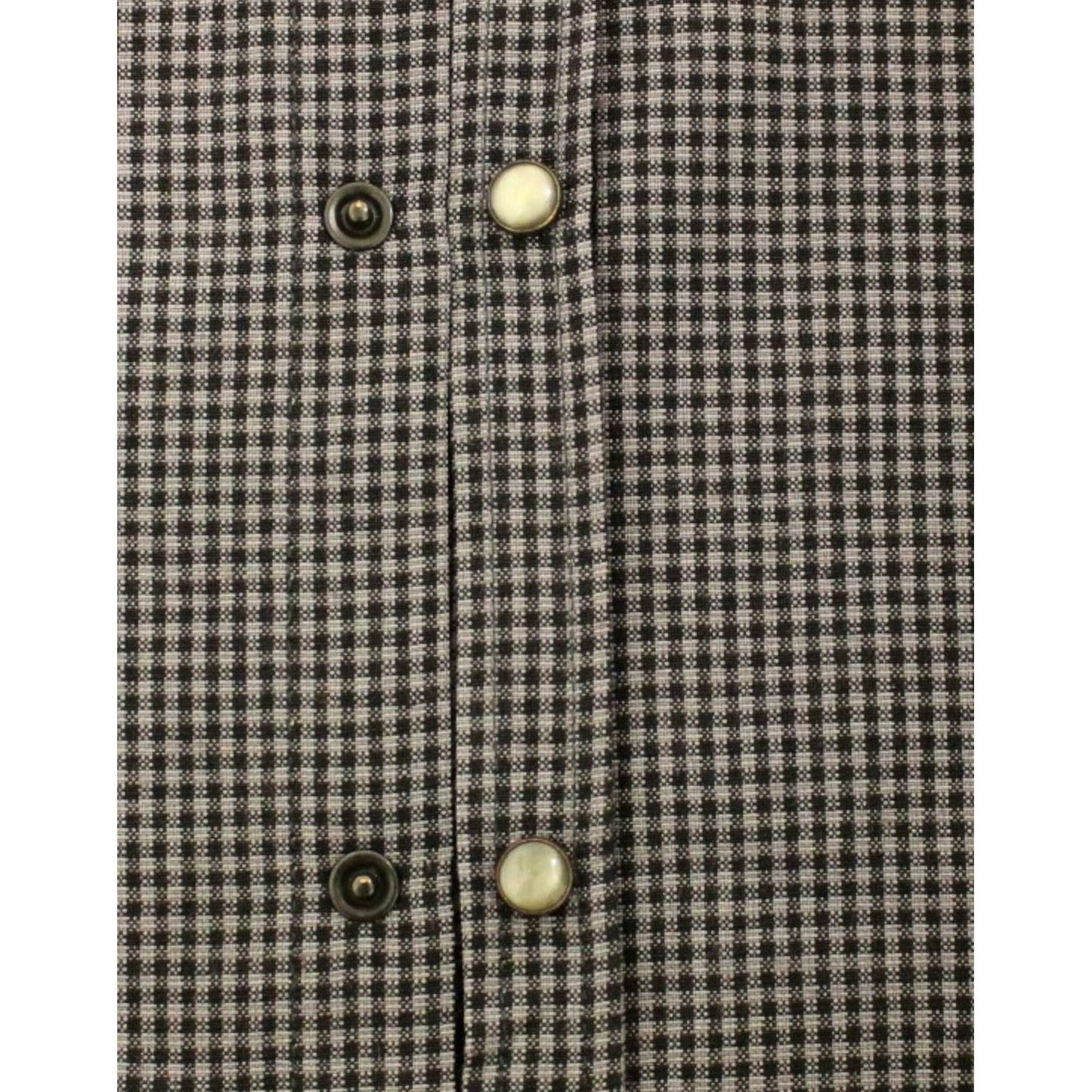 Costume National Gray linen casual shirt SIG10355-3