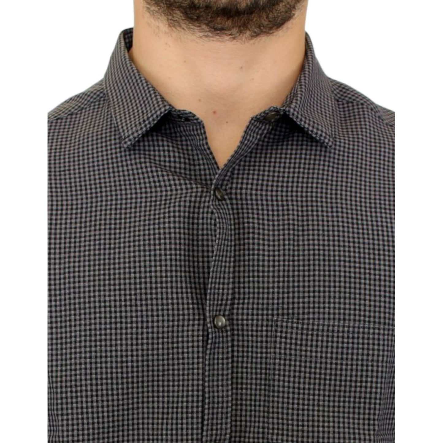 Costume National Gray linen casual shirt SIG10355-3