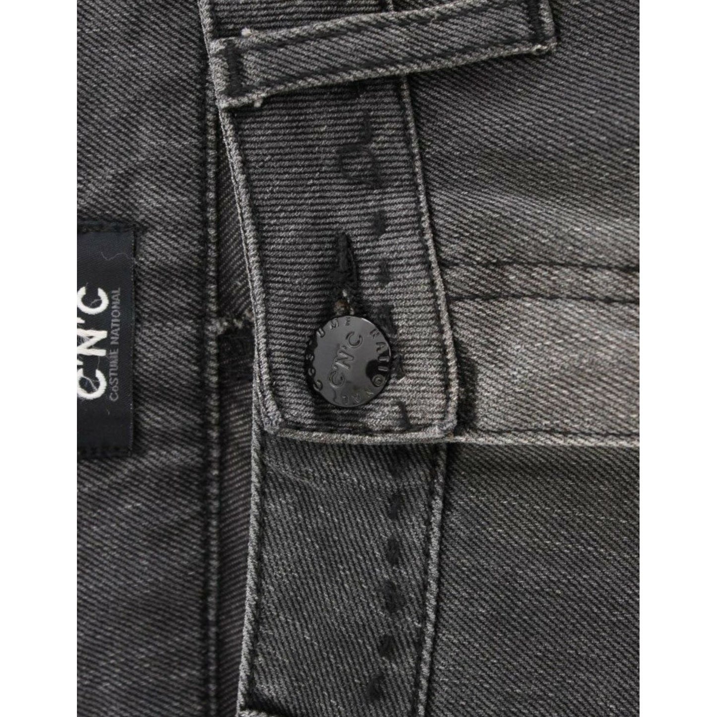 Costume National Gray straight leg jeans SIG12557-5