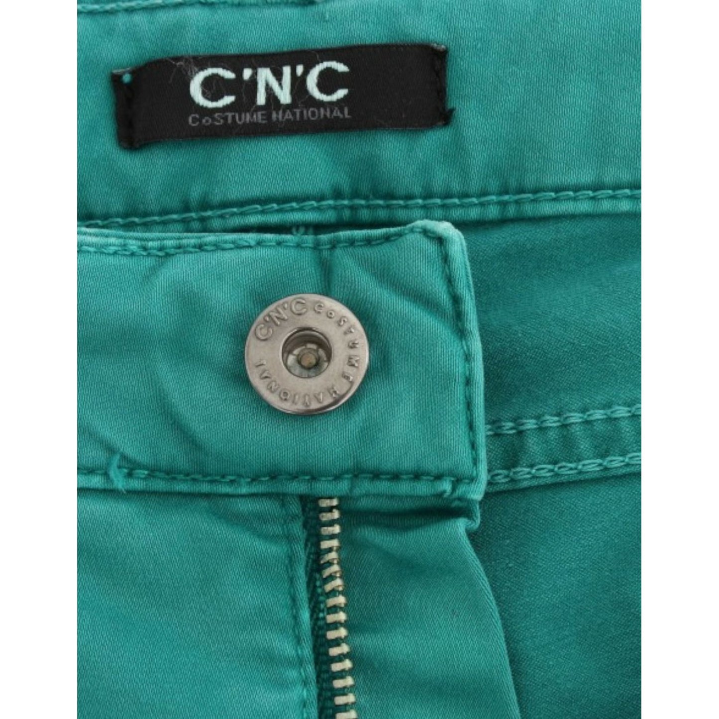 Costume National Green straight leg jeans SIG12463-1