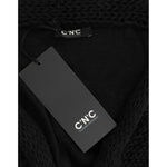 Costume National Black sleeveless knitted cardigan SIG12086-2