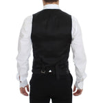 Dolce & Gabbana Blue Wool Formal Dress Vest Gilet VES10008-1