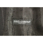 Dolce & Gabbana Black Striped Wool Logo Vest Gilet Weste GSS12032-1