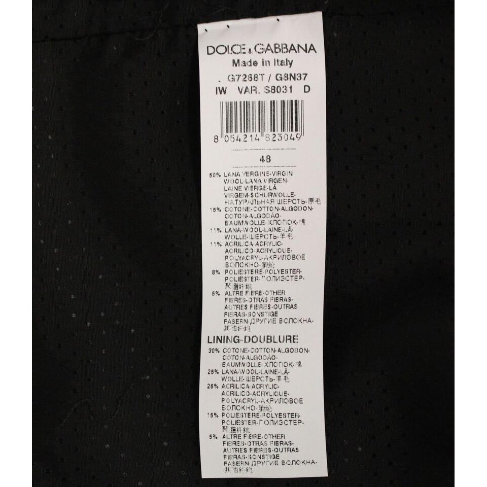 Dolce & Gabbana Gray Wool Blend Logo Vest Gilet Weste GSS12043-1