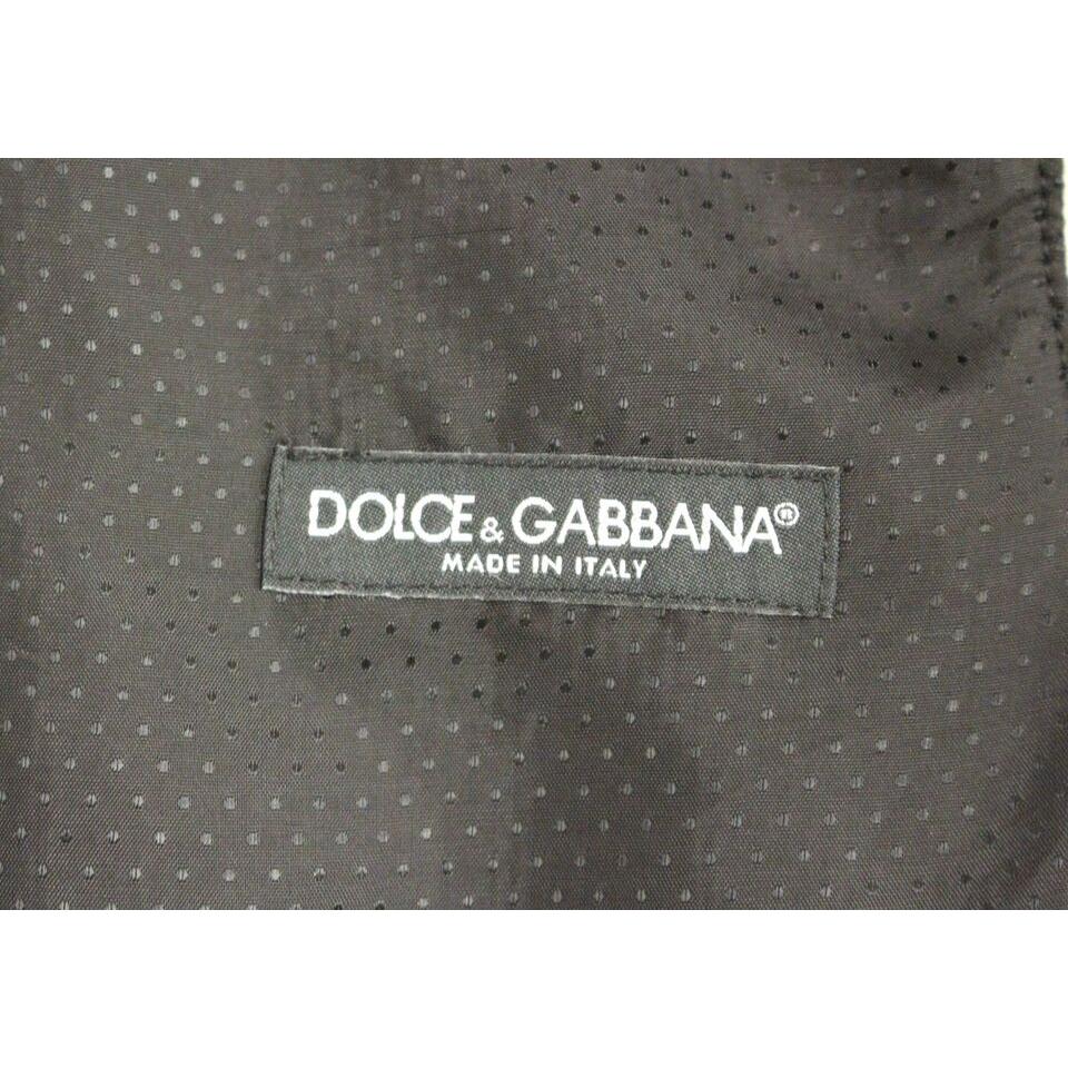 Dolce & Gabbana Gray Wool Blend Logo Vest Gilet Weste GSS12043-1