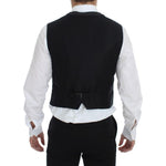 Dolce & Gabbana Gray Wool Blend Logo Vest Gilet Weste GSS12043-1