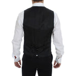 Dolce & Gabbana Black Wool Formal Dress Vest Gilet Weste GSS12055-1