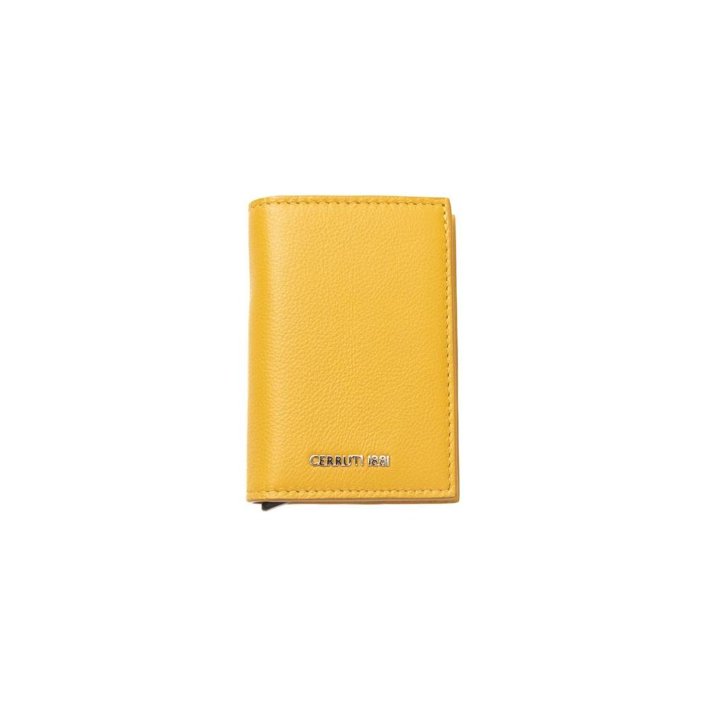 Cerruti 1881 Yellow Calfskin Men Wallet CE-24017