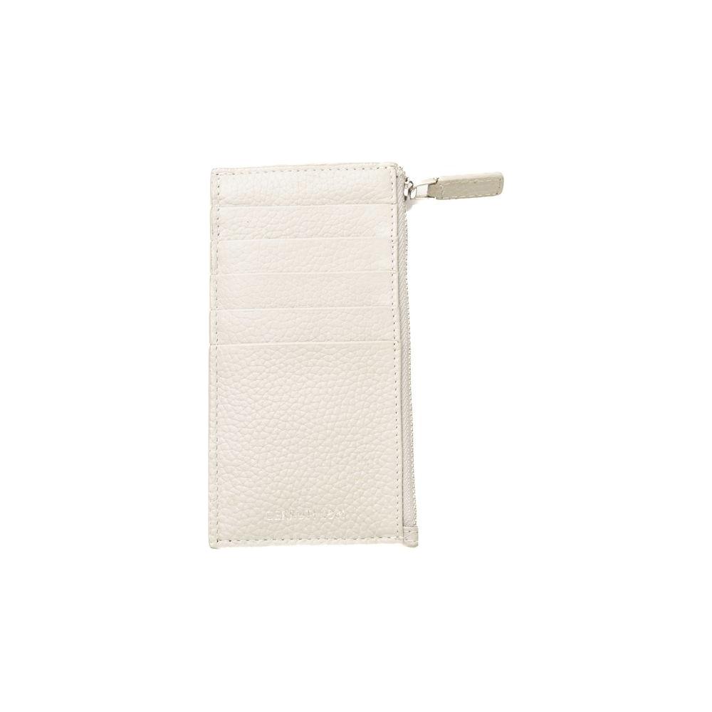 Cerruti 1881 White Leather Men Wallet CE-24012