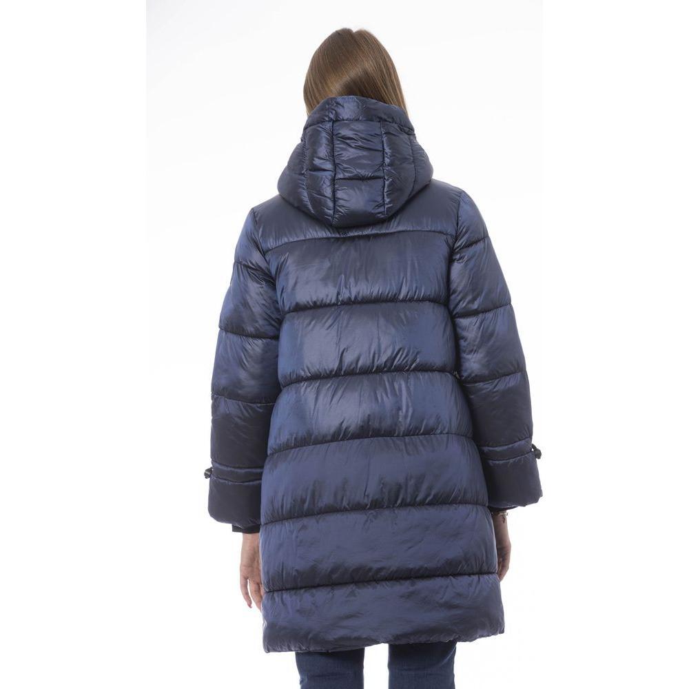 Baldinini Trend Light Blue Nylon Women Jacket BA-23895-S-FBB-334