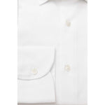 Bagutta White Cotton Men Shirt BA-23957-S
