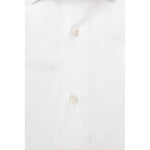 Bagutta White Cotton Men Shirt BA-23957-S