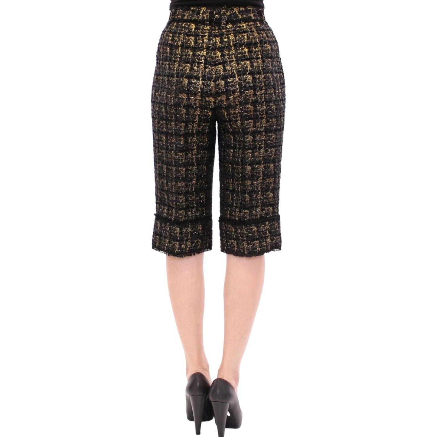Dolce & Gabbana Black fabric shorts pants GSS10092-1