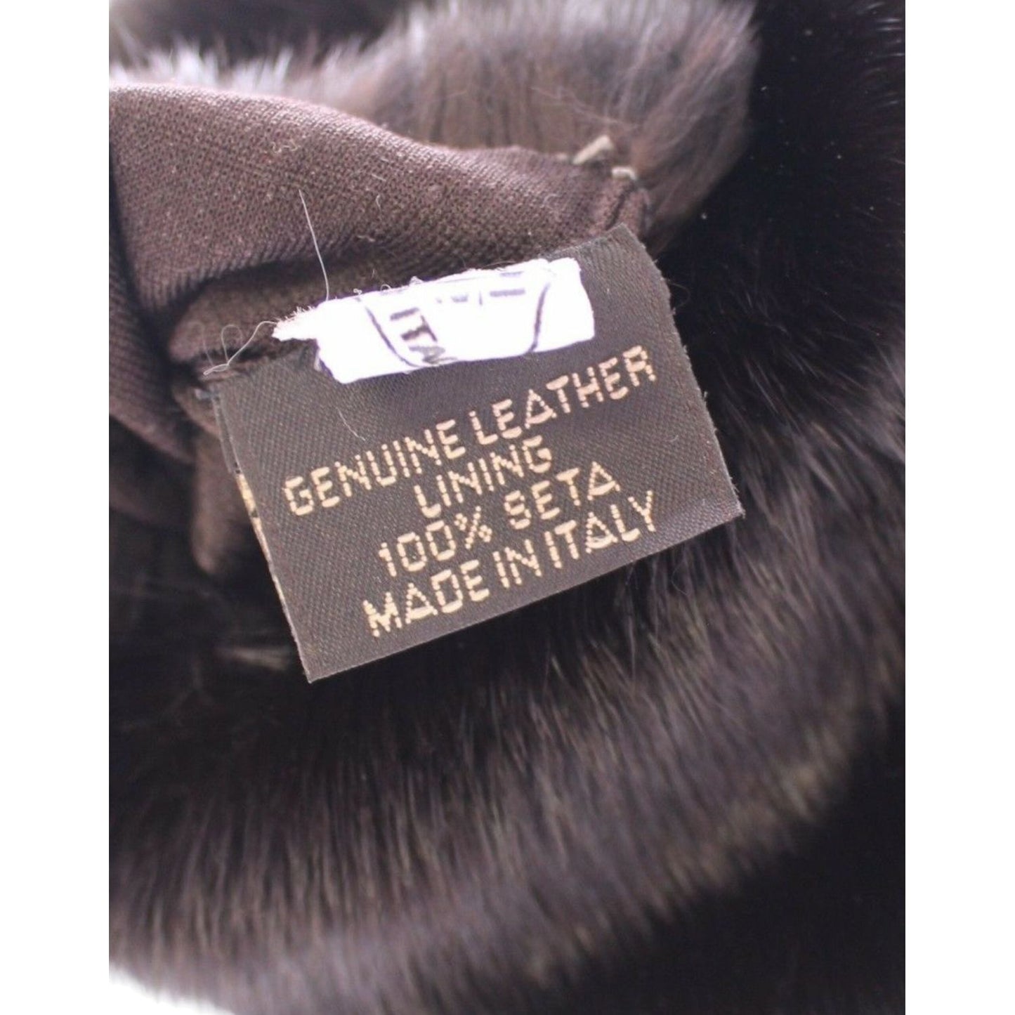 Dolce & Gabbana Purple Mink Fur Goatskin Suede Leather Gloves