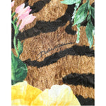 Dolce & Gabbana Multicolor Tiger Floral Print Shift Mini Dress DR281114-40