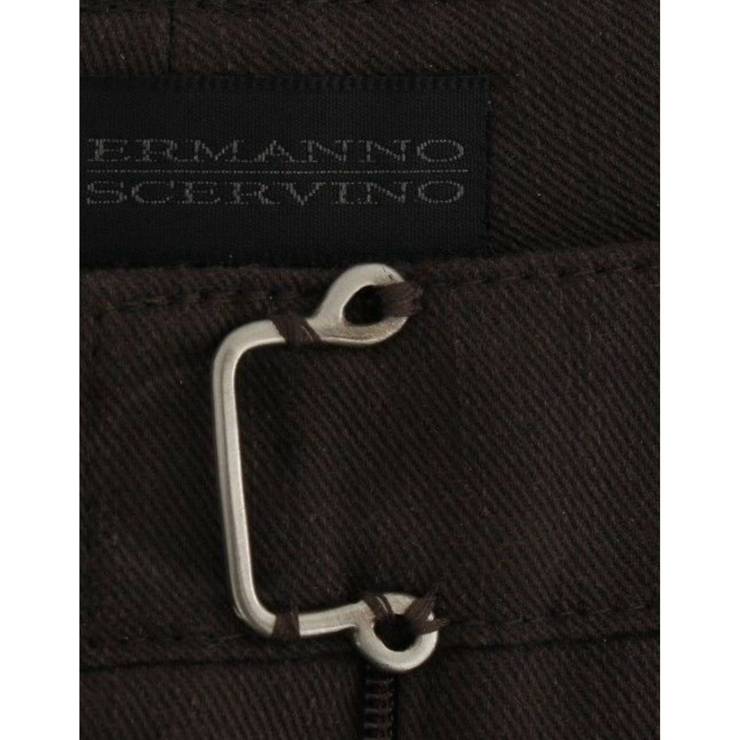 Ermanno Scervino Brown Chinos Casual Dress Pants Khakis MOM26757-1