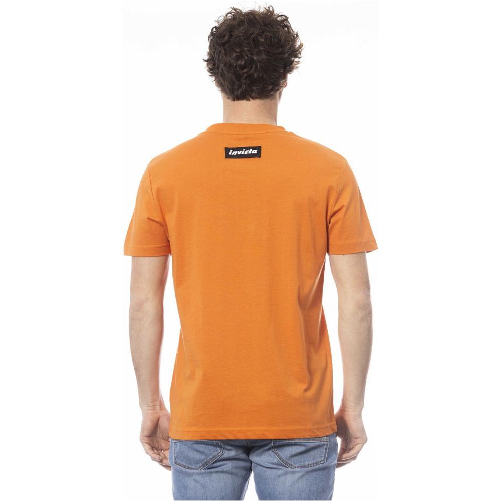 Invicta Orange Cotton Men T-Shirt