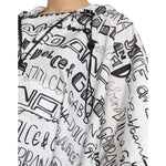 Dolce & Gabbana White Logo Print Hooded Blouson T-shirt Top TSH83782-40